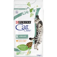 Cat Chow Sterilised Naturium Храна за Котки със Пилешко 1.5 kg