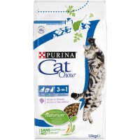 Cat Chow 3in1 Храна за Котки със Пуешко 1.5 kg