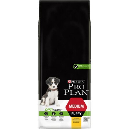 Pro Plan Medium Puppy Optistart Храна за Кученца с Пилешко 12 kg