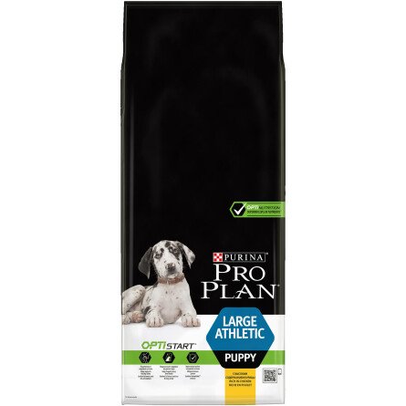 Pro Plan Large Puppy Athletic Optistart Храна за Кученца с Пилешко 12 kg