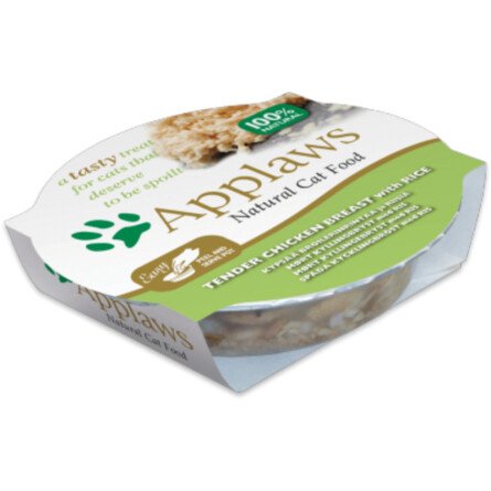 Храна за Котки Applaws Luxury Chicken Breast with Rice in Broth 60 g
