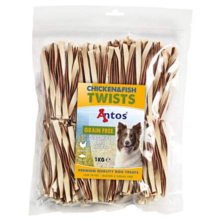 Пръчици Antos Chicken D'light Twists 1 kg