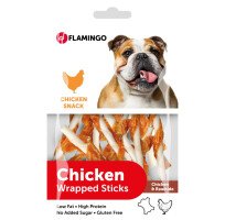 Кокалчета Flamingo Chicken and Rawhide 65 g