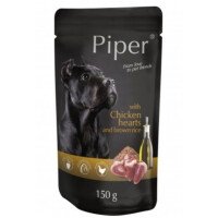 Piper Adult Пауч за Кучета с Пилешки Сърца и Кафяв Ориз 150 g