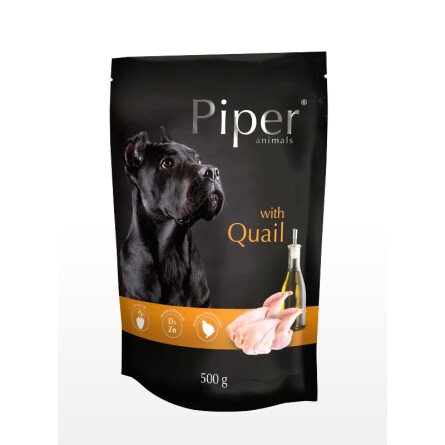 Piper Adult Пауч за Кучета с Вкус на Пъдпъдък 500 g