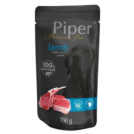 Piper Platinum Pure Пауч за Кучета с Агне 150 g