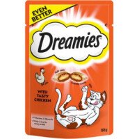 Dreamies Treats Лакомство за Котки с Пиле 6 x 60 g