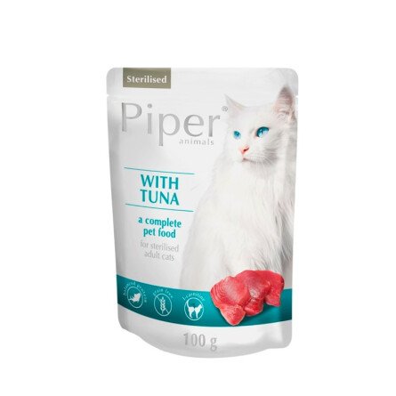 Piper Sterilized Пауч за Котки с Вкус на Риба Тон 100 g