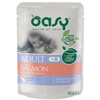 Oasy Bocconcini Пауч за Котки със Сьомга 12 бр