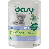 Oasy Bocconcini Пауч за Кастрирани Котки с Пиле 12 бр