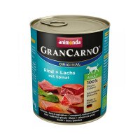GranCarno Plus Храна за Кучета със Сьомга и Спанак