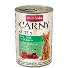 Carny Kitten Храна за Котенца с Говеждо, Пилешко и Заешко