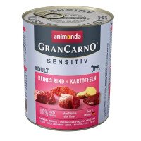 GranCarno Sensitive Храна за Кучета с Говеждо и Картофи