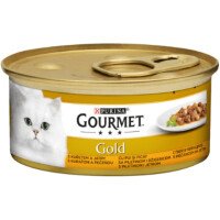 Gourmet Gold Храна за Котки с Пиле и Дроб 85 g