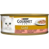 Gourmet Gold Храна за Котки с Пиле и Сьомга 85 g