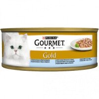Gourmet Gold Храна за Котки с Риба и Спанак 85 g