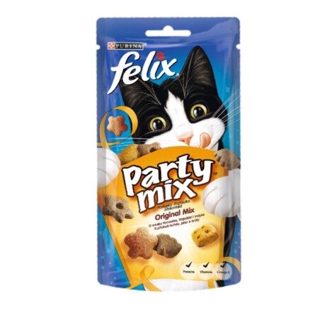 Felix Party Mix Original Mix Лакомство за Котки с Микс от Пиле и Пуйка 60 g