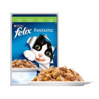 Felix Fantastic Pouch Храна за Котки със Заек 100 g