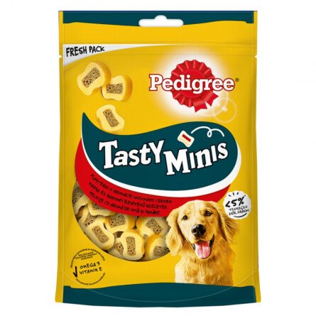 Pedigree Tasty Minis Лакомство за Кучета Хапки 155 g