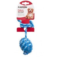 Camon Играчка за Кучета Гумена Топка с Въже 35 см