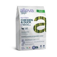 Alleva Holistic (Adult Cat) Chicken & Duck + Sugarcane fiber & Aloe vera Neutered Храна за Котки с Пилешко и Патешко за Кастрирани
