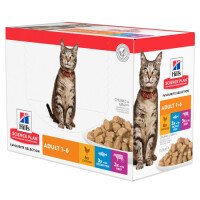 Hill's Science Plan Feline Adult Favourite Selection Храна за Котки 12x85 g
