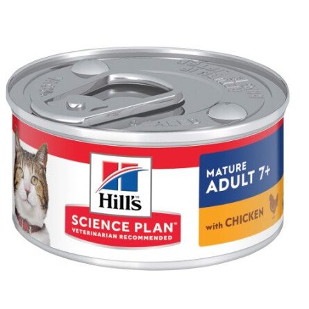 Hill's Science Plan Mature Adult 7+ Храна за Котки  82 g