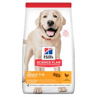 Hill's Science Plan Light Large Breed Adult Храна за Кучета 14 kg